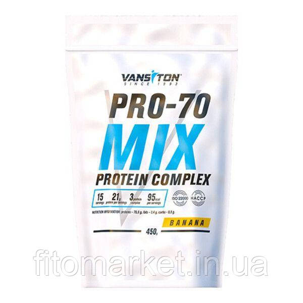 Протеїн Про 70 450г Банан ТМ Ванситон / Vansiton