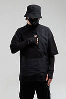 Лонгслив мужской черный с принтом от бренда ТУР модель Хасаши, размер S,M,L,XL