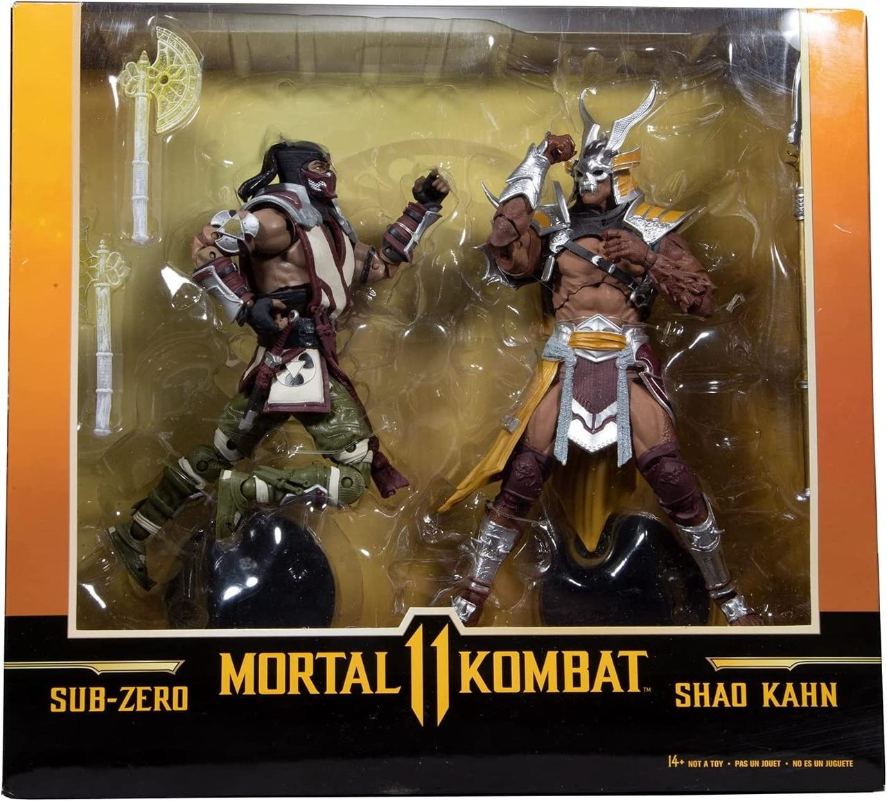 Купить Фигурки Мортал Комбат Шао Кан против Саб Зиро Sub Zero vs. Shao ...