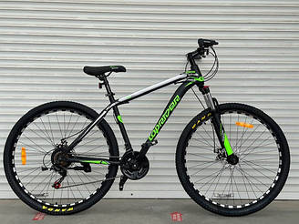 Велосипед спортивний TopRider Top-611 29" Shimano Салатовий + подарунок крила або насос