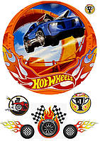 Вафельная картинка Hot Wheels 2