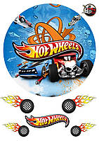 Вафельная картинка Hot Wheels 3