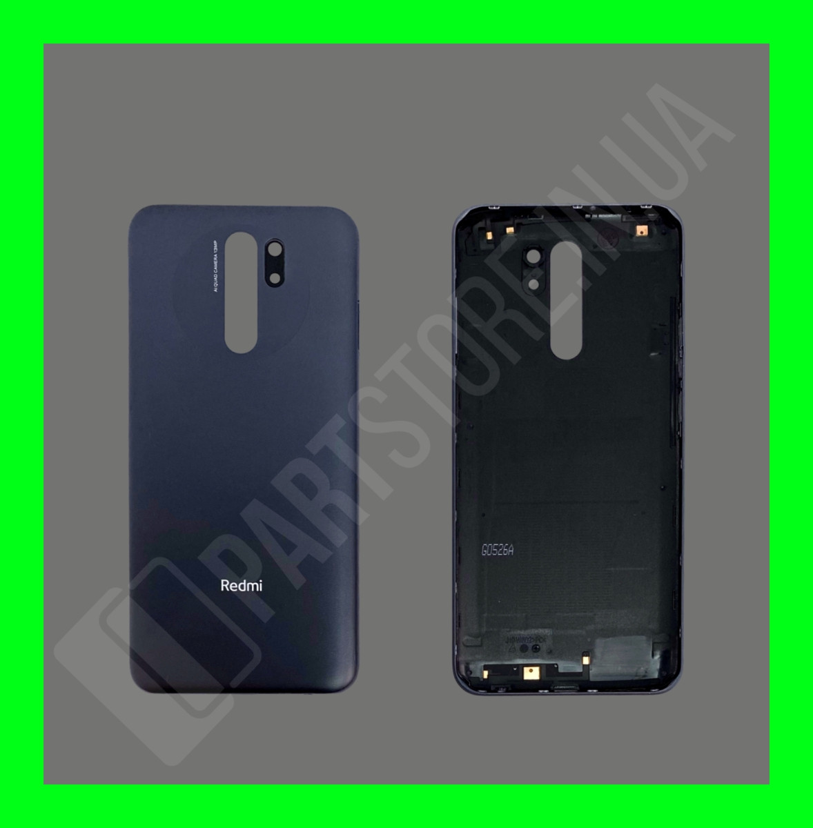 Кришка Xiaomi Redmi 9 Grey оригінал