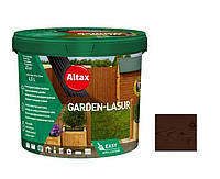 Деревозащитное покрытие Altax Garden Lasur, Орех, 9 л Коричневый, 4.5