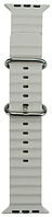 Силиконовый ремешок для Apple Watch 49/45/44/42 mm Ocean Band Gray / Серый