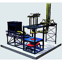 Стаціонарна гідравлічна машина для виробництва дистанційних кілець ZPUH ROAD MHS RING-100