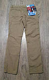 Котонові штани для хлопчиків бежевий Alive 164, фото 3