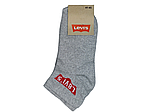 Спортивні Чоловічі шкарпетки Levi's  Асорті  синій, чорний, сірий, фото 6