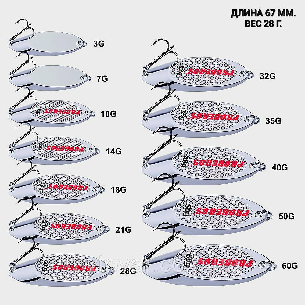 Купить Блесна Kastmaster, кастмастер 28 г., 67 мм., цена 47 грн — Prom ...
