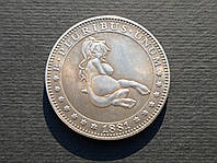 Сувенирная эротическая монета 1 Доллар США - 1 Dollar USA 1881 год (Доллар Моргана)