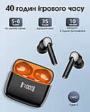 Хороші бездротові водонепроникні BT 5.3 навушники з активним шумопоглинанням та прозорим режимом, фото 2