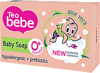 Мыло детское Teo Bebe Aloe Vera&Vitamin E 75г