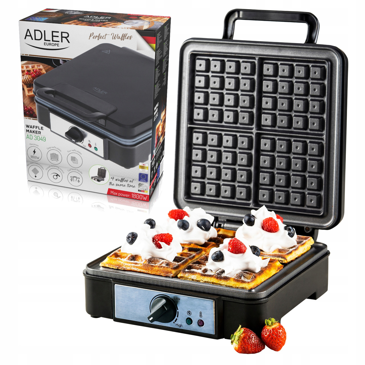 Вафельниця Adler AD 3049