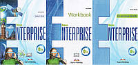 Підручник + зошит + граматика New Enterprise B1+ Student's Book + workbook + grammar book