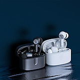 Бездротові Bluetooth  навушники з ANC та прозорим режимом (transparency mode) | J9 білі, фото 5