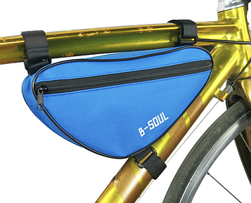 Велосумка під раму / Трикутна сумка під раму велосипеда / Підрамна сумка Синя