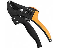 Секатор Fiskars PowerStep контактний з храповим Механізмом P83 (111670/1000575)