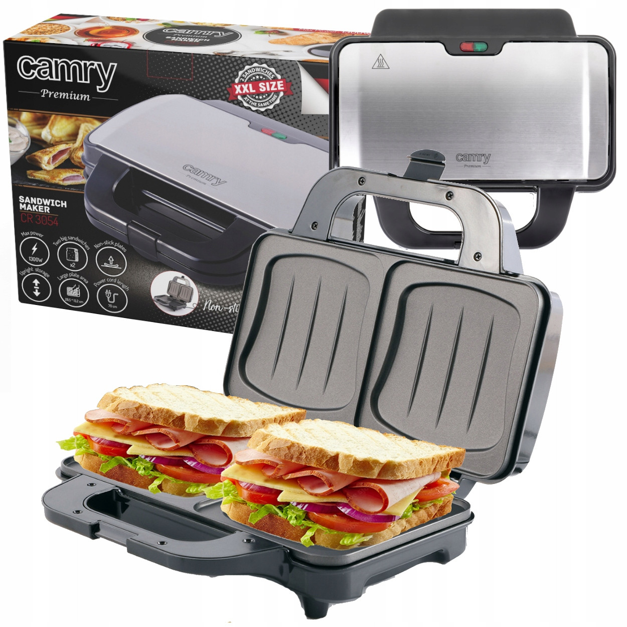 Сендвічниця Camry CR 3054, фото 1