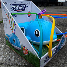 Іграшка фонтан дельфін Розпилювач води на відкритому повітрі