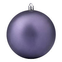 Новогодняя игрушка Шар матовый Yes! Fun 973518 черно-фиолетовый 10 см