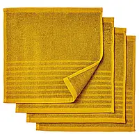 Полотенце, золотисто-желтое, 30x30 см VAGSJON
