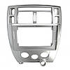 Перехідна рамка Hyundai Tucson 2005-2010 під магнітолу Android 10 дюймів Carav 22-1130 колір срібло, фото 3