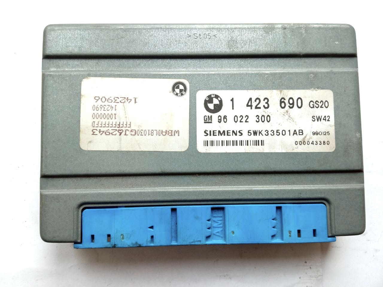 Блок керування коробки передач bmw 1423690 GS siemens 5wk33501AB / 96022300