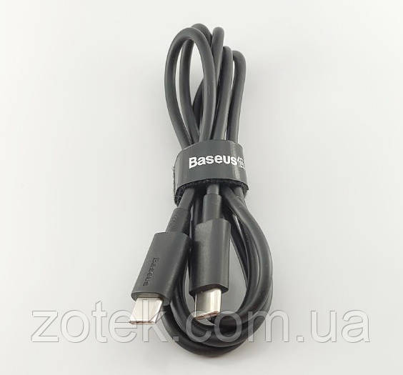 Кабель Baseus 100W USB Type-C > Type-C 1 м Black 5А