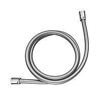 Шланг для душа ISA Metalflex 1/2"x1,5 м. матовый хром (латунные гайки) Италия 62300