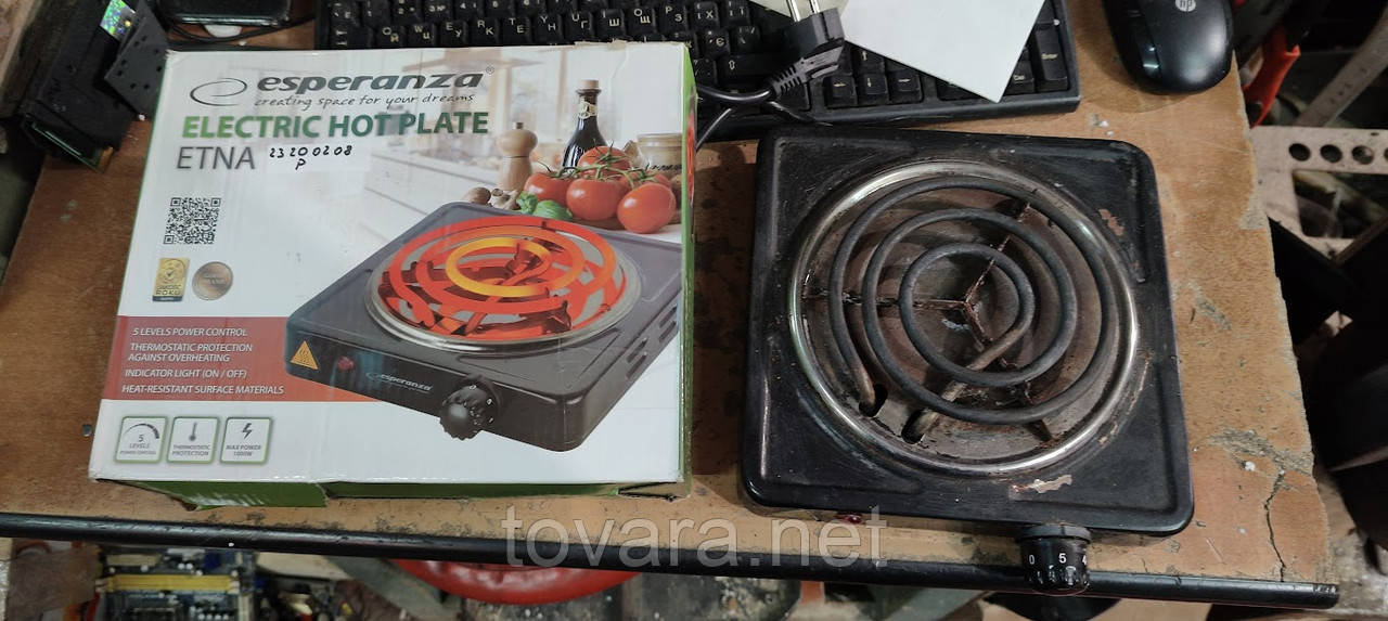 Електрична плита Esperanza EKH001K No 23200208