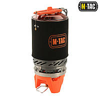 M-Tac пальник газовий з котелком, похідний туристичний пальник, джетбоїл, пальник для ЗСУ
