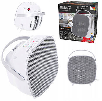 Керамічний обігрівач Camry CR 7732 — 1500 Вт, LED-дисплей, термостат, таймер