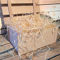 Декоративний наповнювач, деревна шерсть 250 грам, дерев'яний наповнювач (стружка, солома)