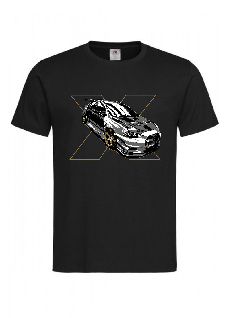 Футболка з принтом LANCER EVO X