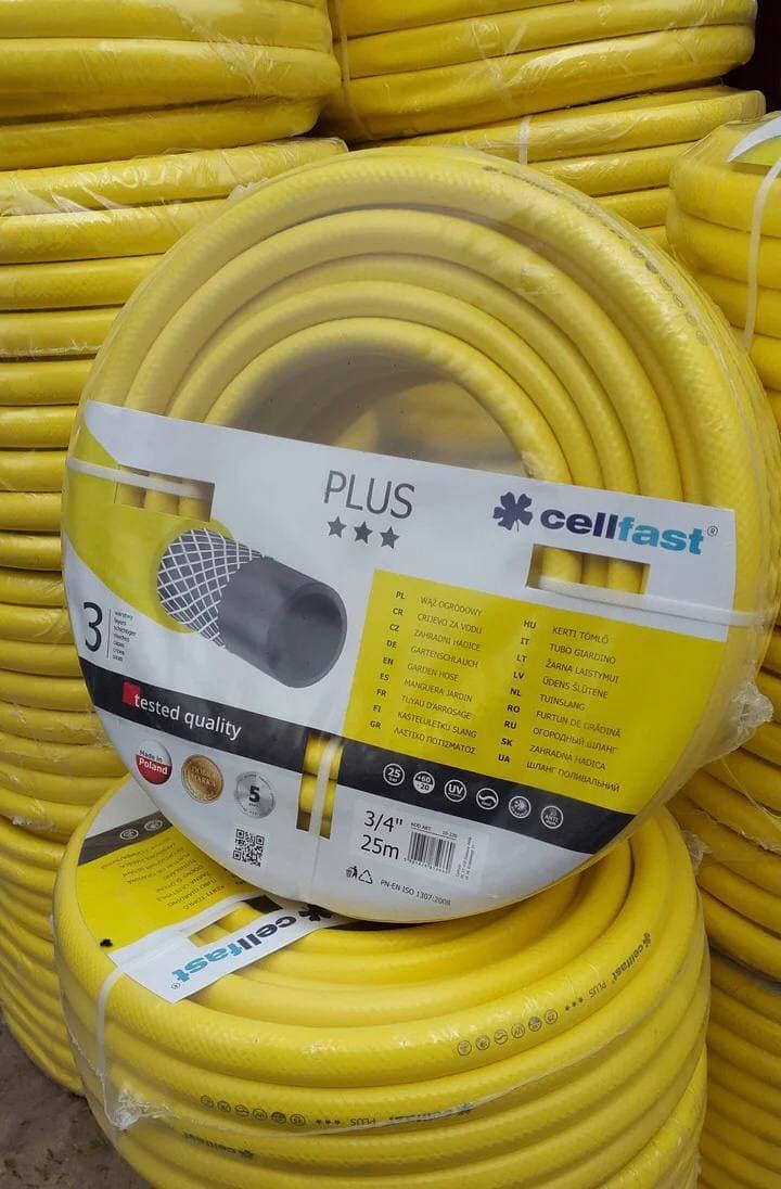 Шланг поливальний армований Польща Plus Cellfast 1д 50 м 3-шаровий ( Плюс), фото 1
