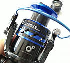 Посилена котушка на карпа Teben Aquarius AQR600 (6000) (9+1bb, 4.8:1), коропова котушка з бейтраннером, фото 5