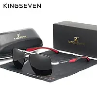 Мужские поляризационные очки KINGSEVEN N7719 Silver Gray