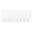 Гачок морський Zeox Baitholder Long Shank 402NI №8 (Nickel) (≈7 мм, 10 шт), фото 2