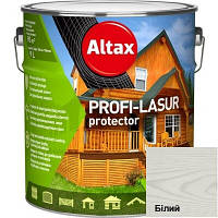 Лазурь для дерева Altax Profi Lasur Protector, Белый, 9 л