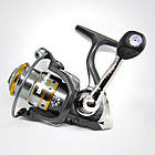 Якісна котушка Fishing ROI BORA PLUS 1000 2+1bb для спінінга, котушка для лову дрібної щуки, окуня, фото 3