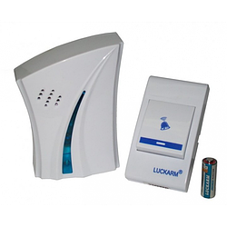 Бездротовий дверний дзвінок LUCKARM 8610 на батарейках Синій