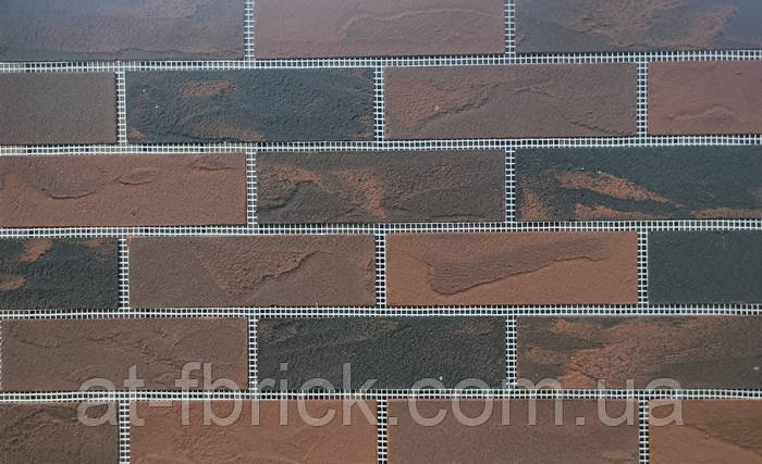 Купить Гибкий кирпич, клинкер на сетке для фасада МК -08М, цена 410 грн ...