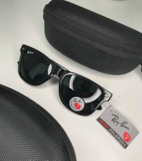 Стильні окуляри від сонця Ray Ban Wayfarer унісекс, Універсальні антивідблискові окуляри Поляризовані uv400