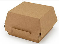 Коробка для бургера Turkey крафт/крафт 11,7х11,7 см h7 см бумажное (013801К/25/250)