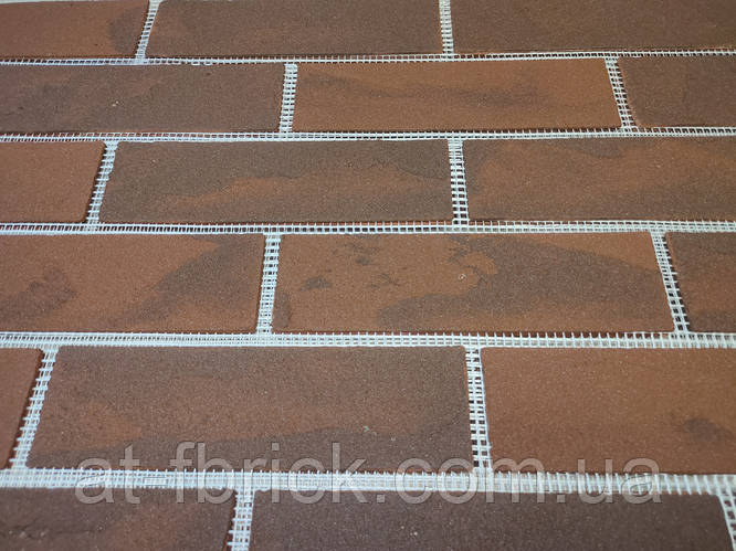 Купить Гибкий кирпич, клинкер на сетке для фасада МК-6768М, цена 409 ...