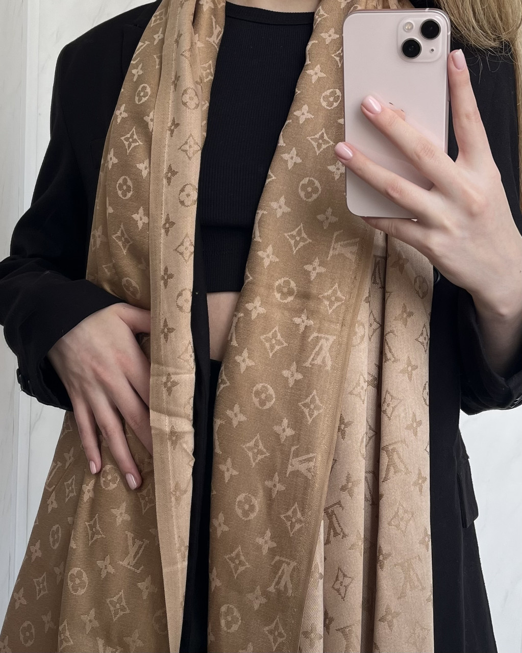 Шарф Louis Vuitton 180*70 см ,  платок Луи Витон