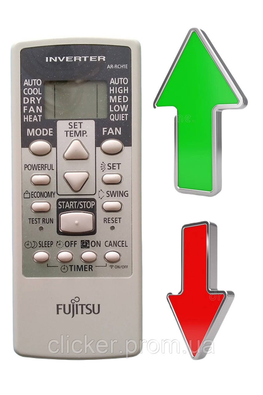 Пульт для кондиціонера Fujitsu Aoyg09kpca (AR-RCE1E)