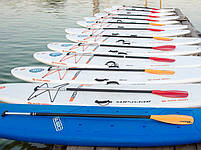 Сапборд Riverday SUP-n-GO 328х82х14 — пластикова дошка для САП серфінгу, жорсткий сап sup, фото 3