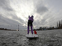 Сапборд Riverday SUP-n-GO 328х82х14 — пластикова дошка для САП серфінгу, жорсткий сап sup, фото 10
