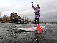 Сапборд Riverday SUP-n-GO 328х82х14 — пластикова дошка для САП серфінгу, жорсткий сап sup, фото 7